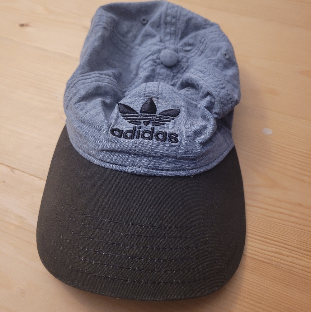 Adidas (Light) denim-colored hat